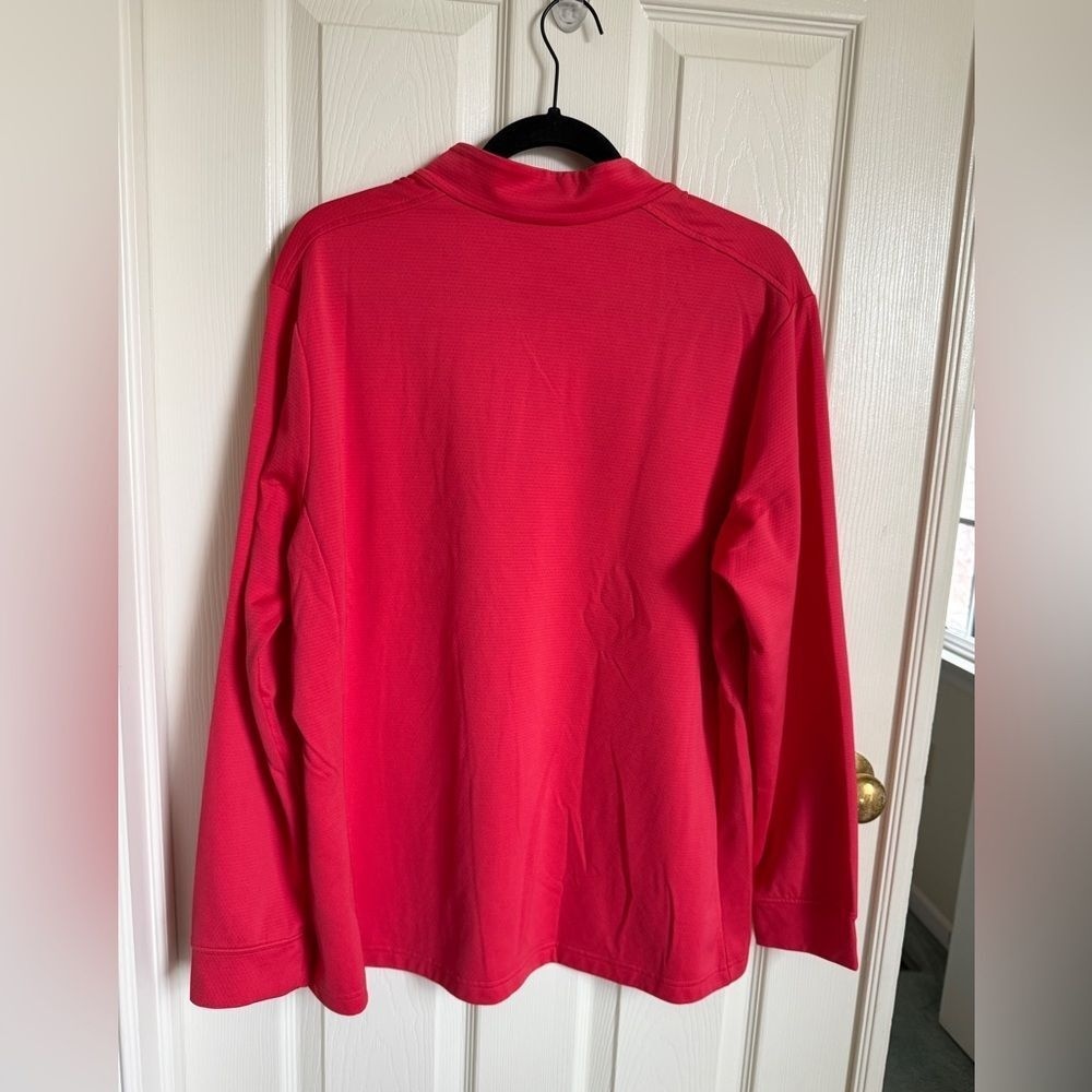 Nike Womens Dri Fit UV Victory Womens 1/4 Zip Red Pullover Size XXL - Picture 5 of 7
